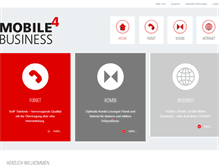 Tablet Screenshot of mobile4business.ch